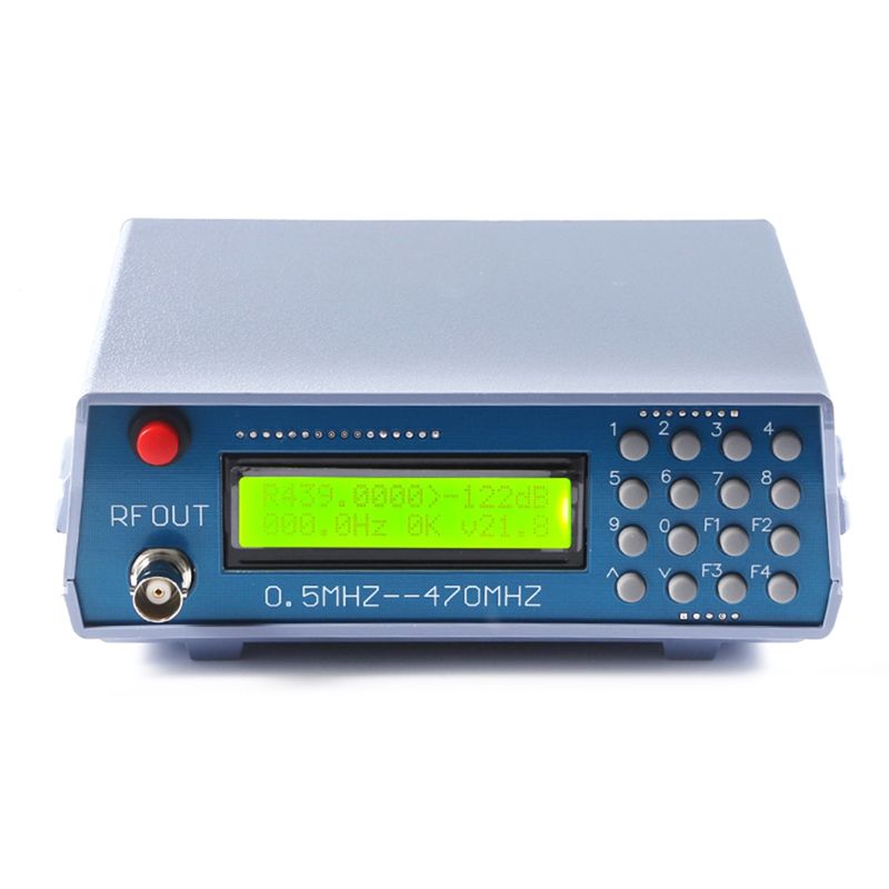 Rf Signal Generator 0.5Mhz To 470Mhz - [NEWA08R] RF信号発生器機器テスター0.5MHZ-470MHZ FMラジオトランシーバー用DIYエレクトロニクス/デバッグ用テスト用