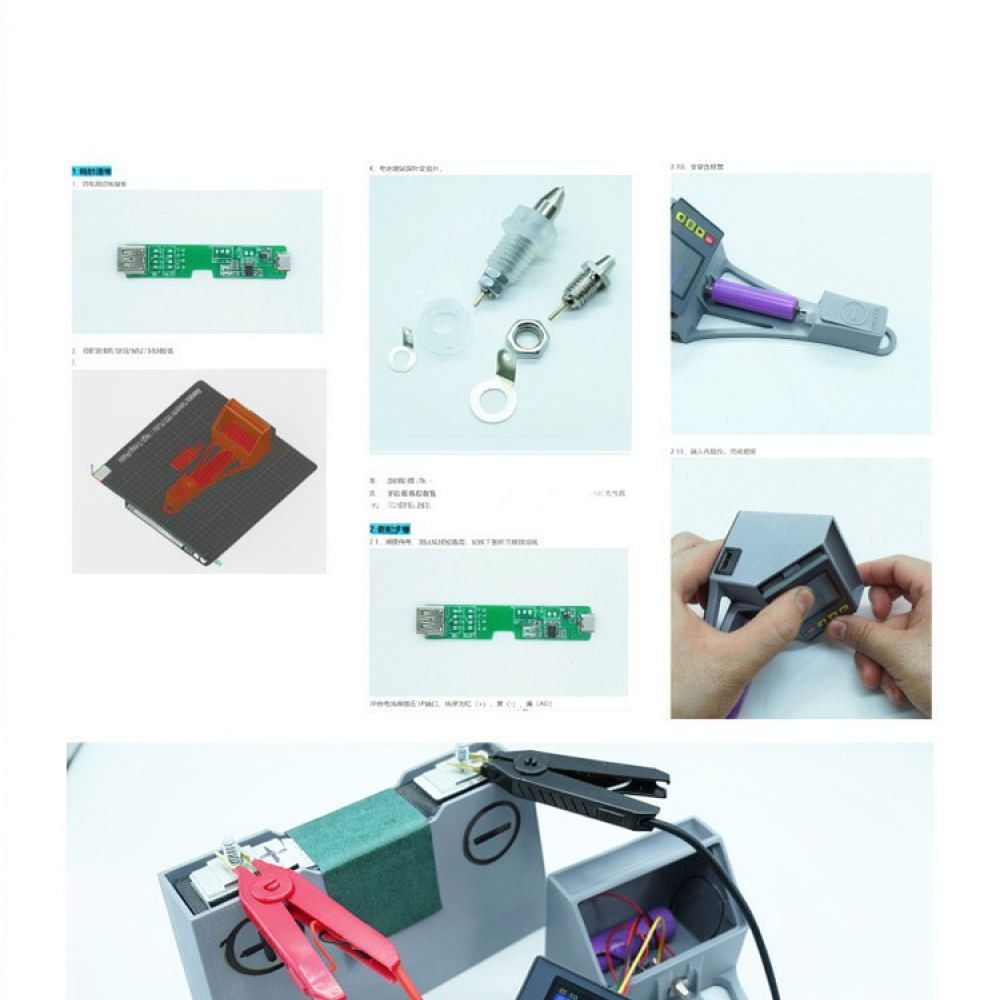 バッテリー内部抵抗電圧テスター。4本のワイヤーを使用した交流 - Battery Internal Resistance Tester Four Wire のレビューと価格